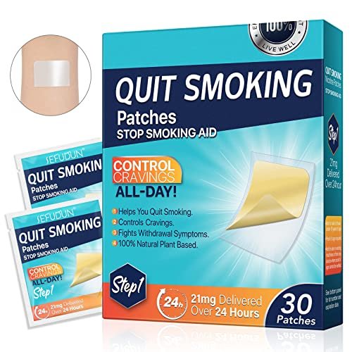 Step 1 Nikotinpflaster 21 mg – 30 Pflaster zur Raucherentwöhnung, effektive Anti-Sticker für 2 Wochen