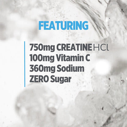 CON-CRET Kreatin HCl + Hydration | Elektrolyt-Pulver-Dose | Lemon Lime | Zuckerfreie Elektrolyte | Rehydrationsformel mit Kalium, Natrium, Zink, Magnesium zur Hydratation & Erholung (40 Portionen)