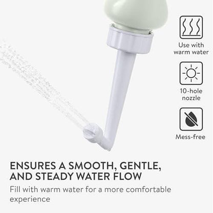 Cynpel Periflaschen-Set – Tragbares Bidet für unterwegs – Perineal-Waschflasche für die Zeit nach der Geburt – Grau