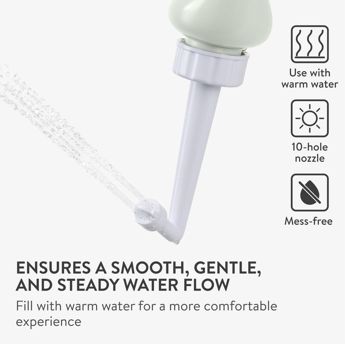 Cynpel Periflaschen-Set – Tragbares Bidet für unterwegs – Perineal-Waschflasche für die Zeit nach der Geburt – Grau