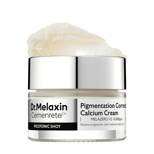 Dr.Melaxin Picotonic Shot Calcium Cream – Intensive aufhellende Feuchtigkeitscreme mit Kalzium für ebenmäßigen Teint und Hautdichte (0,88 oz)