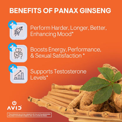 Playboy – Ginseng Gummies (60 Stück, Pfirsichgeschmack) – Länger, härter, besser – Panax Ginseng Gummibonbons für Männer und Frauen – 100 % natürlicher, veganer, gentechnikfreier Ginsengwurzel 6:1 Extrakt