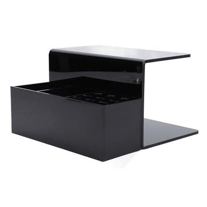 Yosoo Acryl-Wimpernverlängerungs-Kissen-Ablageständer, Organizer mit 9 Fächern für Wimpernsalons, Schulungsakademien (Schwarz)