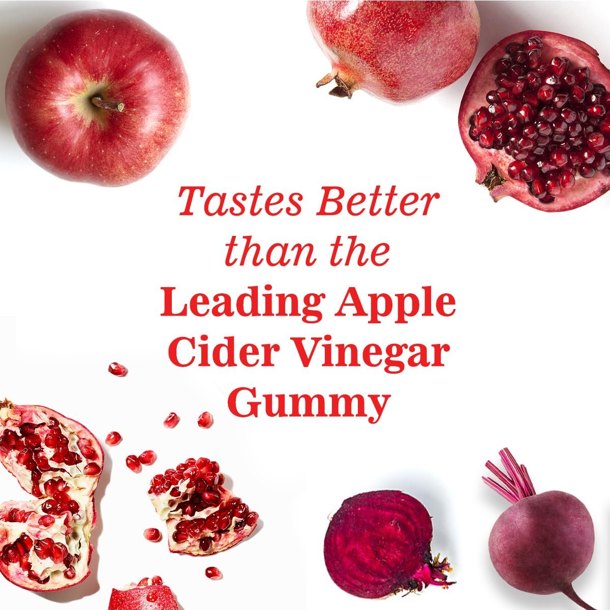 careleaf Apfelessig Gummibärchen - Stoffwechsel Gummis mit 1000mg ACV & Vitamin B6 B12, ACV Gummis für Stoffwechsel, Verdauung, Entgiftung, Darm- & Immunsystem, 60 Stück