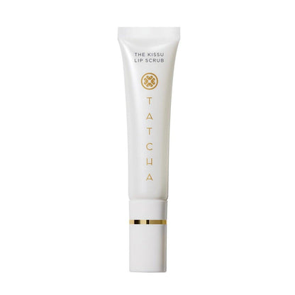 Tatcha Kissu Lip Scrub – Feuchtigkeitsspendender Lippenpeeling mit Pfirsichkern-Peeling für glatte, gepflegte Lippen