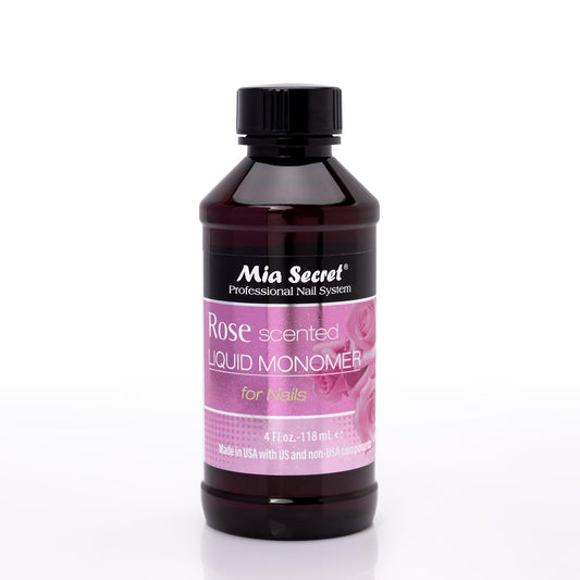 Mia Secret Rosenduftender flüssiger Monomer 4 oz. - Acryl-Flüssigkeit für Nagelverlängerungen