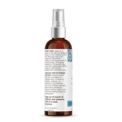 GuruNanda Magnesiumöl-Spray (60 ml) – Topisches Magnesiumspray mit natürlichen ätherischen Ölen und Aloe Vera für Muskelkater und Entspannung, tierversuchsfrei