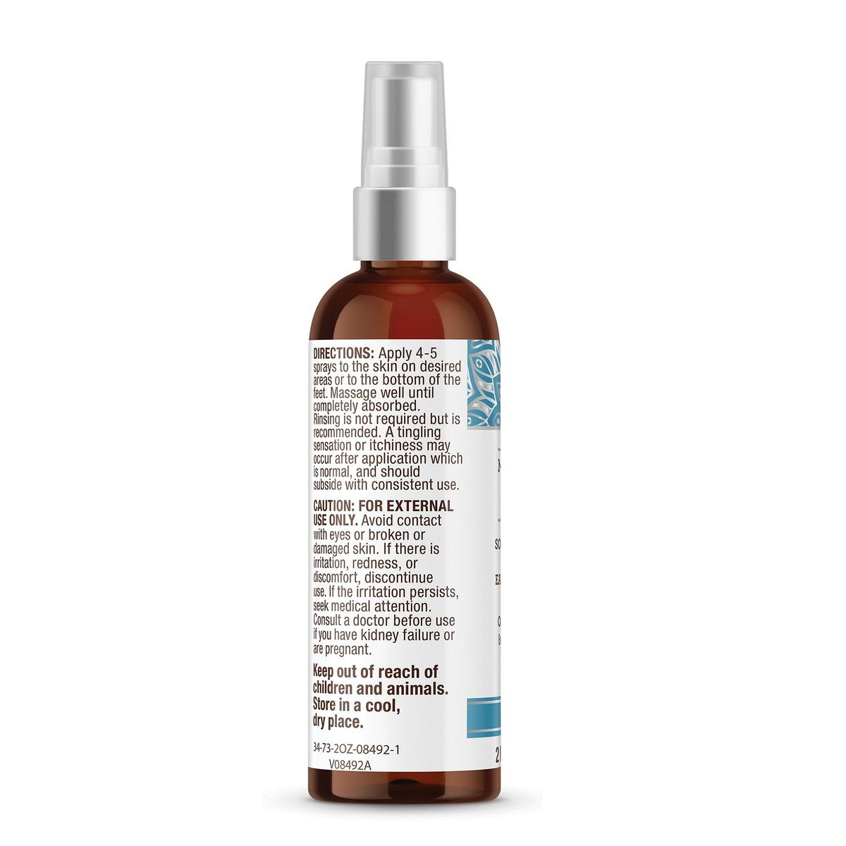 GuruNanda Magnesiumöl-Spray (60 ml) – Topisches Magnesiumspray mit natürlichen ätherischen Ölen und Aloe Vera für Muskelkater und Entspannung, tierversuchsfrei