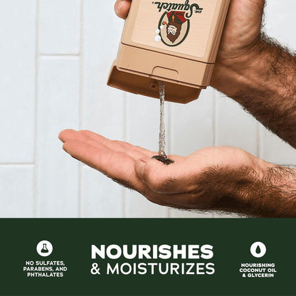 Dr. Squatch Herren Duschgel mit pflegenden, natürlichen Inhaltsstoffen | Ohne Parabene, Phthalate, Sulfate | Den ganzen Tag Feuchtigkeit | Langanhaltender Duft | Pine Tar & Fresh Falls (14 oz, 2er-Pack)