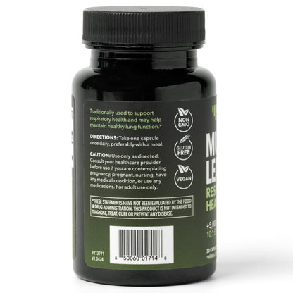 Mulleinblatt-Kapseln für die Atemwegsgesundheit – 500 mg Mullein-Extrakt zur Unterstützung der Lungenfunktion und des Immunsystems – 30 Kapseln – Vegan, Nicht-GMO – Pflanzliches Nahrungsergänzungsmittel für das tägliche Wohlbefinden – 1-Monats-Vorrat