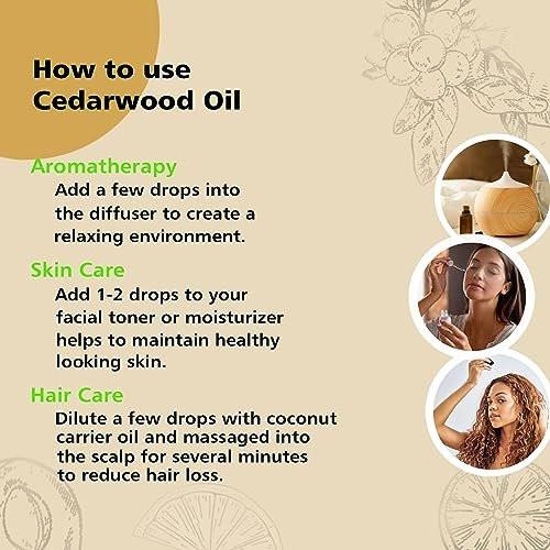 GM Gumili Zedernholz ätherisches Öl 30 ml – 100% reines Naturöl für Diffuser, Haut, Haare, Kerzen & DIY Körperpflege
