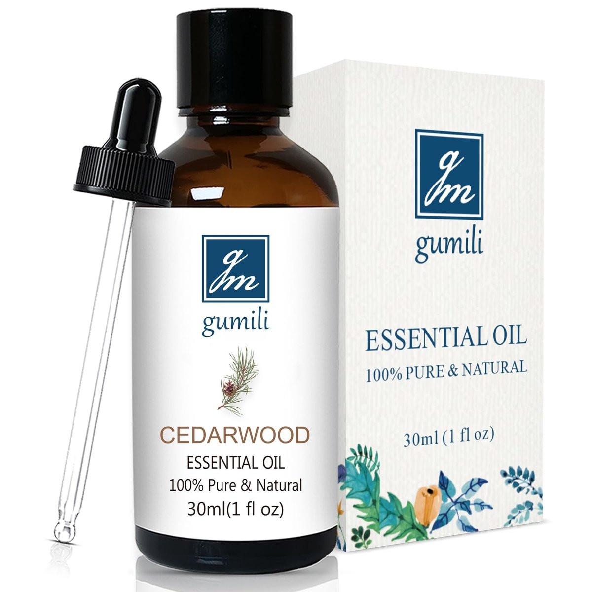 GM Gumili Zedernholz ätherisches Öl 30 ml – 100% reines Naturöl für Diffuser, Haut, Haare, Kerzen & DIY Körperpflege