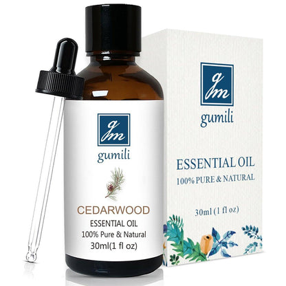 GM Gumili Zedernholz ätherisches Öl 30 ml – 100% reines Naturöl für Diffuser, Haut, Haare, Kerzen & DIY Körperpflege