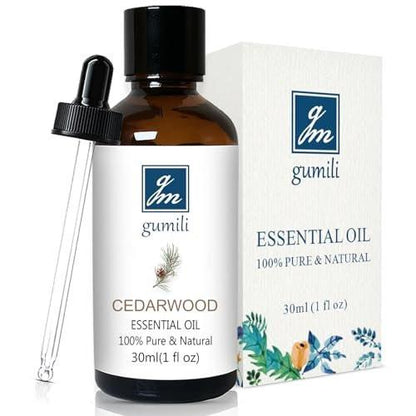 GM Gumili Zedernholz ätherisches Öl 30 ml – 100% reines Naturöl für Diffuser, Haut, Haare, Kerzen & DIY Körperpflege