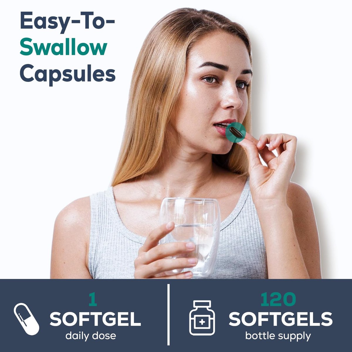 CyberCerix Liposomales L-Theanin 500 mg, Komplex mit GABA 200 mg & Magnesium 100 mg, Extra starkes Nahrungsergänzungsmittel für Ruhe, Entspannung & Fokus, Glutenfrei - 60 Kapseln