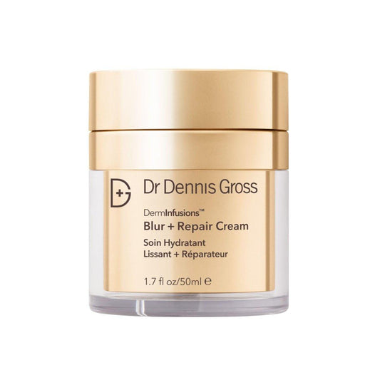 Dr Dennis Gross DermInfusions Blur + Repair Cream – Feuchtigkeitscreme mit Satin-Matte Finish, glättet Falten, festigt und verbessert die Hautelastizität, 1,7 Fl Oz