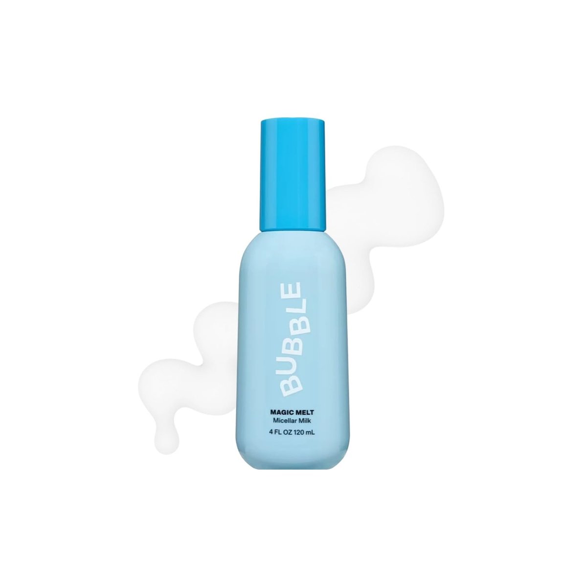 Bubble Skincare Magic Melt Makeup Remover - Mizellen-Reinigungsmilch mit Himbeersamenöl - Sanfter Augen-Make-up-Entferner für empfindliche Haut - Feuchtigkeitsspendender Gesichtsreiniger für Frauen (120ml)