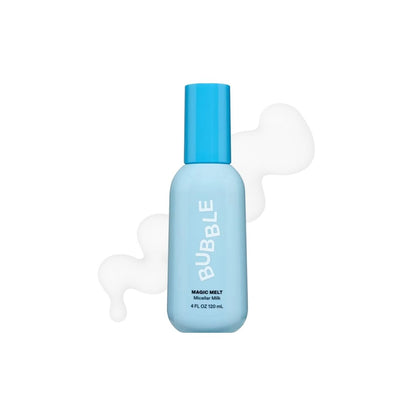 Bubble Skincare Magic Melt Makeup Remover - Mizellen-Reinigungsmilch mit Himbeersamenöl - Sanfter Augen-Make-up-Entferner für empfindliche Haut - Feuchtigkeitsspendender Gesichtsreiniger für Frauen (120ml)