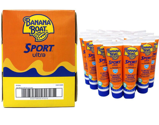 Banana Boat Sport Ultra SPF 30 Sonnencreme Lotion, Reisegröße, 1 oz – 24 Stück