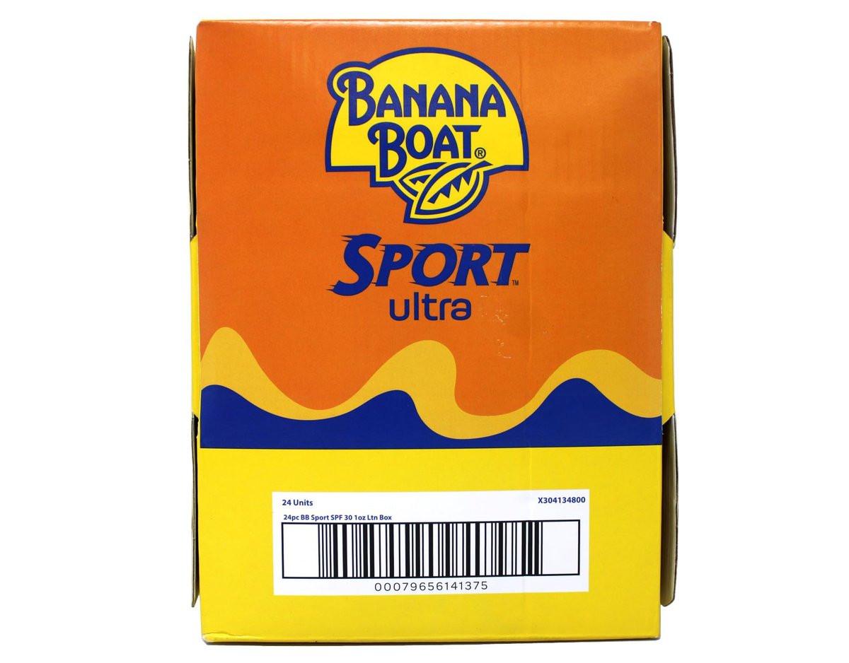 Banana Boat Sport Ultra SPF 30 Sonnencreme Lotion, Reisegröße, 1 oz – 24 Stück