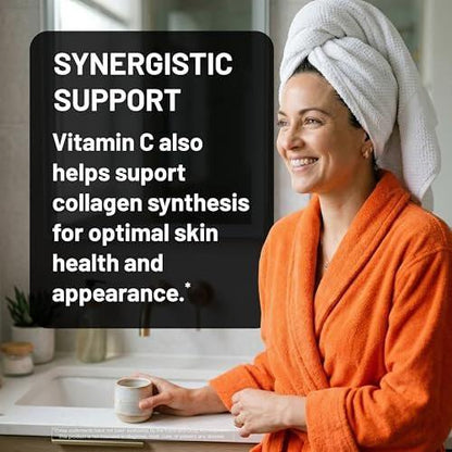 NatureWise Vitamin C 1000mg Kapseln – Hochdosiertes veganes Vitamin C für tägliche Antioxidans- & Immununterstützung – Nicht-GMO, hergestellt in den USA – 120 Kapseln [120-Tage-Vorrat]