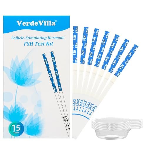 15er-Pack Wechseljahre-Teststreifen für zu Hause, FSH-Test Perimenopause-Test Hormonbalance für Frauen über 30 Hormontest