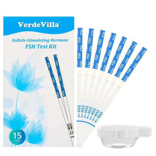 15er-Pack Wechseljahre-Teststreifen für zu Hause, FSH-Test Perimenopause-Test Hormonbalance für Frauen über 30 Hormontest