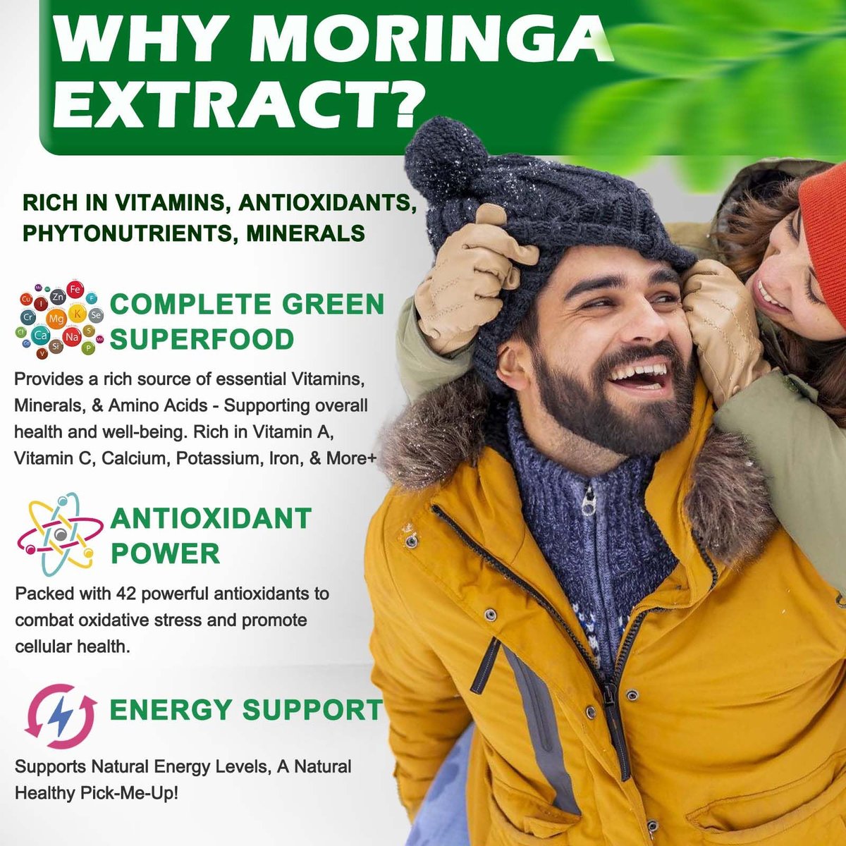 Bio Moringa Flüssigtropfen für Energie, Stoffwechsel & Immunsystem – 6-fach bessere Absorption als Pulver oder Kapseln – Grünes Superfood für Frauen und Männer