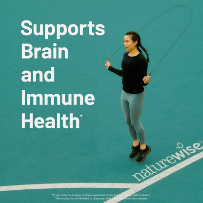 NatureWise Omega 3 Fischöl 500 mg pro Kapsel – EPA & DHA – Immunsystem, Gehirn & allgemeines Wohlbefinden – Gluten- und sojafrei, nicht genetisch verändert – 60 Weichkapseln (2-Monats-Vorrat)