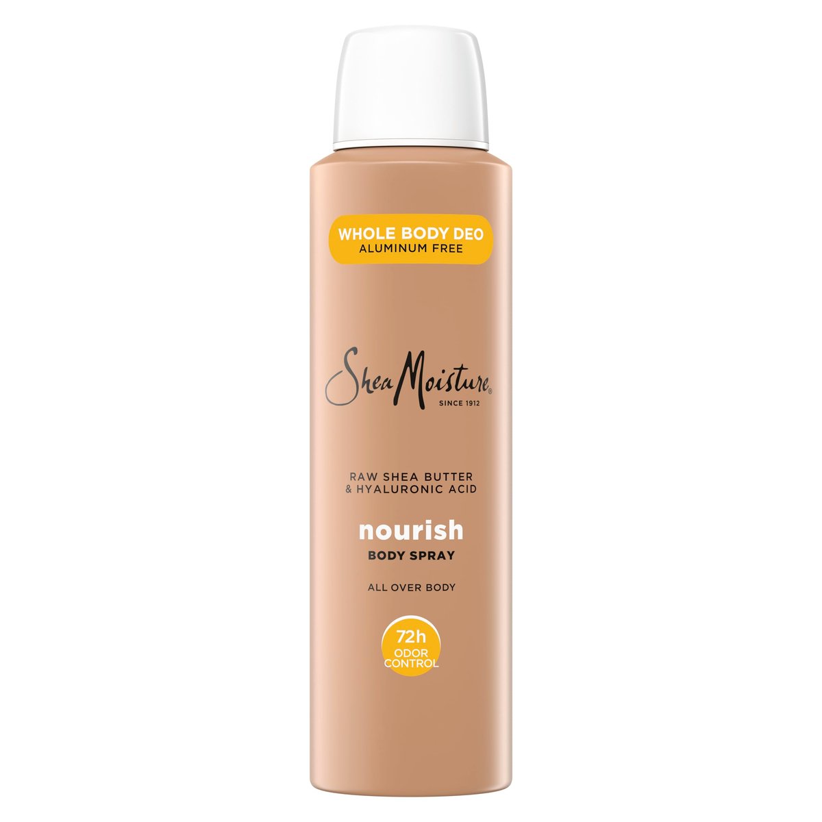 SheaMoisture All Over Body Deodorant Spray für Frauen – Rohsheabutter & Hyaluronsäure, Aluminiumfrei, 118 ml