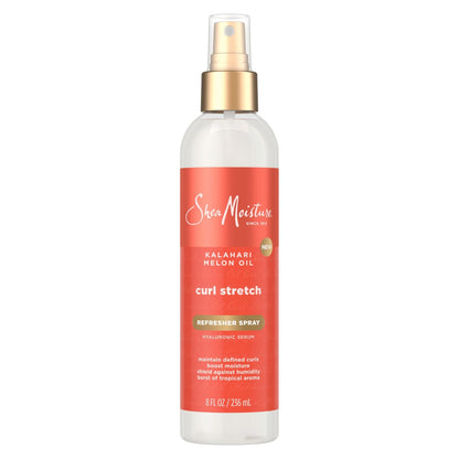 SheaMoisture Curl Stretch Refresher Spray mit Kalahari-Melonenöl und Marulaöl – Feuchtigkeitsspray für Locken zwischen den Wäschen, bekämpft Luftfeuchtigkeit und Frizz mit Hyaluronserum, 236 ml