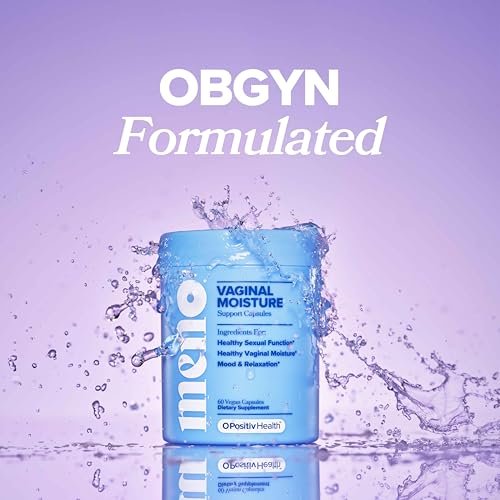 MENO Vaginale Feuchtigkeitskapseln – Gynäkologisch entwickelt für gesunde Feuchtigkeit, Stimmung & Entspannung – Hormonfrei mit Maca-Wurzel & Bockshornkleesamen-Extrakt – 30 Portionen