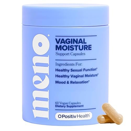 MENO Vaginale Feuchtigkeitskapseln – Gynäkologisch entwickelt für gesunde Feuchtigkeit, Stimmung & Entspannung – Hormonfrei mit Maca-Wurzel & Bockshornkleesamen-Extrakt – 30 Portionen