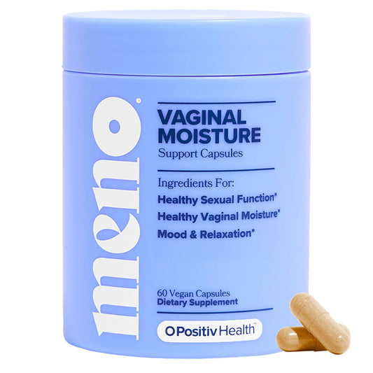 MENO Vaginale Feuchtigkeitskapseln – Gynäkologisch entwickelt für gesunde Feuchtigkeit, Stimmung & Entspannung – Hormonfrei mit Maca-Wurzel & Bockshornkleesamen-Extrakt – 30 Portionen