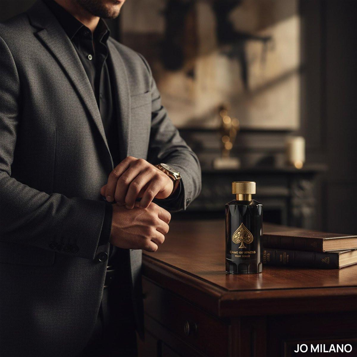Jo Milano Game of Spades High Roller Parfum Spray 100ml – Warm, Citrus, Oud & Patchouli Unisex Duft