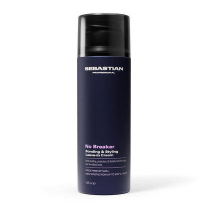 Sebastian Professional No Breaker Bonding & Styling Leave-In Creme – Intensive Haarcreme mit Hitzeschutz, 72h Frizz-Kontrolle, flexibler Halt, 145 ml