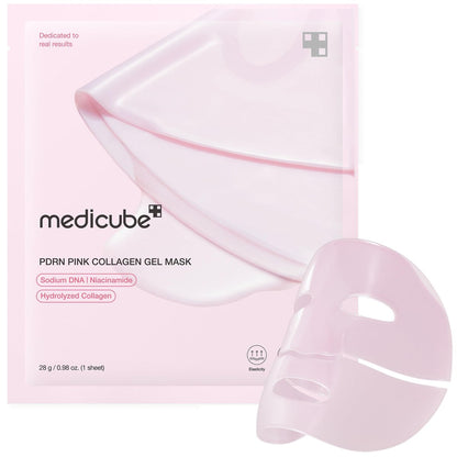Medicube Salmon DNA PDRN Pink Collagen Jelly Gel Mask - Übernacht-Gesichtsmaske für Glasglanz-Haut | Feuchtigkeitsspendend, straffend, elastizitätsfördernd | Koreanische Hautpflege, 28g