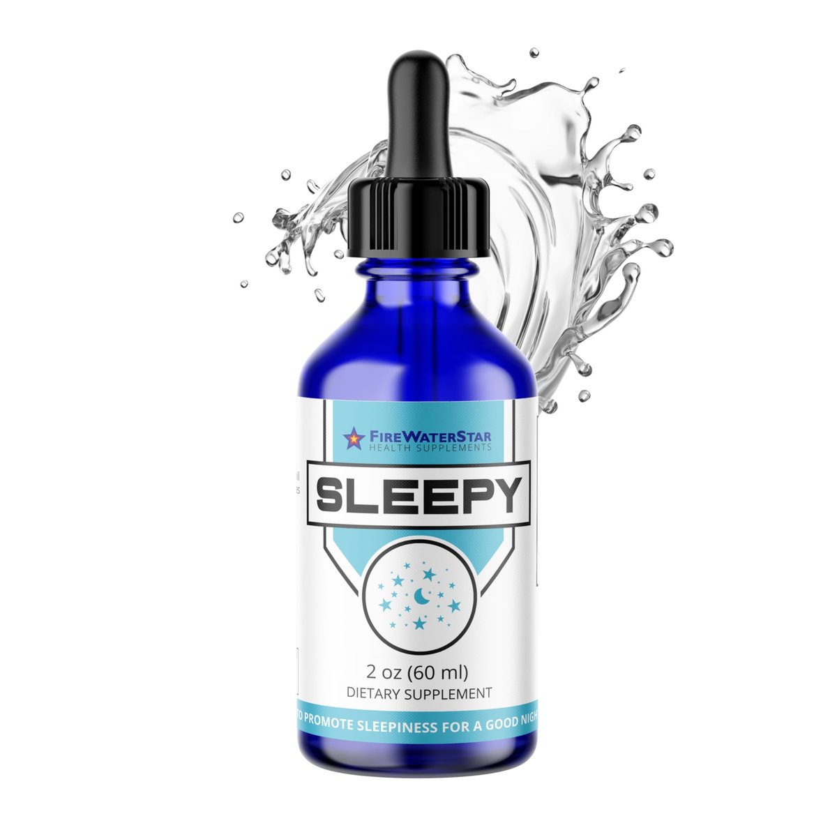 FWS Sleepy – Flüssiges Melatonin mit Magnesium & L-Theanin – Natürliche Schlafhilfe für Erwachsene, Jugendliche & Kinder