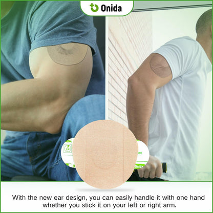 Onida Dexcom G7 Klebepflaster 20 Stück, wasserdichte Overpatches für G7 & Stelo Flexibler CGM-Kleber, vorgeschnittene medizinische Klebepflaster, kontinuierlicher Glukosemonitor-Sensorabdeckung