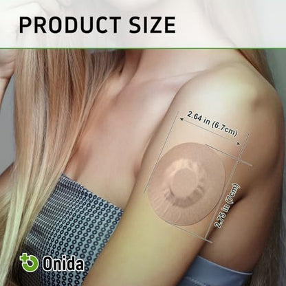 Onida Dexcom G7 Klebepflaster 20 Stück, wasserdichte Overpatches für G7 & Stelo Flexibler CGM-Kleber, vorgeschnittene medizinische Klebepflaster, kontinuierlicher Glukosemonitor-Sensorabdeckung