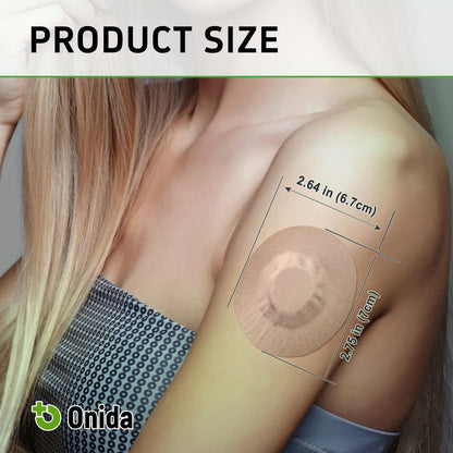 Onida Dexcom G7 Klebepflaster 20 Stück, wasserdichte Overpatches für G7 & Stelo Flexibler CGM-Kleber, vorgeschnittene medizinische Klebepflaster, kontinuierlicher Glukosemonitor-Sensorabdeckung