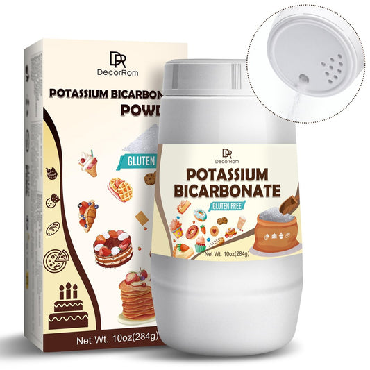 Kaliumbicarbonat 10oz – 100 % reines Kaliumbicarbonat-Pulver für Pflanzen, Kuchen, Weinherstellung, Backtriebmittel – Lebensmittelqualität, Backtriebmittel für Kekse, Snacks