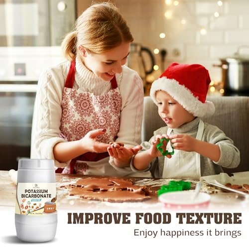 Kaliumbicarbonat 10oz – 100 % reines Kaliumbicarbonat-Pulver für Pflanzen, Kuchen, Weinherstellung, Backtriebmittel – Lebensmittelqualität, Backtriebmittel für Kekse, Snacks