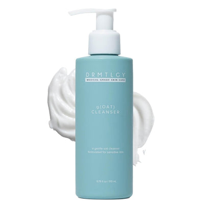 DRMTLGY gOAT Reinigungsmilch – Leichte, feuchtigkeitsspendende Gesichtsreinigung für empfindliche Haut, mit Hafer, Hyaluronsäure & Aloe-Extrakt, parfümfrei, 5,75 oz