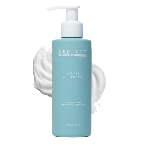 DRMTLGY gOAT Reinigungsmilch – Leichte, feuchtigkeitsspendende Gesichtsreinigung für empfindliche Haut, mit Hafer, Hyaluronsäure & Aloe-Extrakt, parfümfrei, 5,75 oz