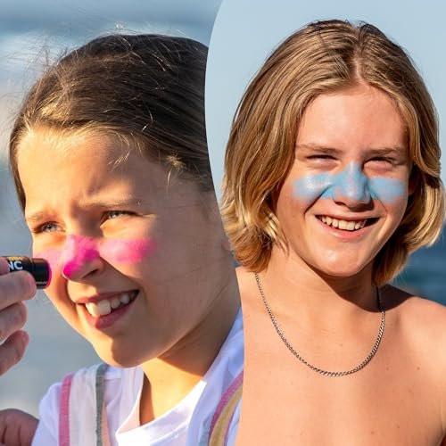 Sun Zapper Zink-Sonnencreme-Stick Beach 4er-Pack SPF 50+ – Mineralische Sonnenstifte für Gesicht, wasserbeständiger Zink-Sonnenschutz für Kinder und Familie, Reisegröße 12g (0,42 oz), hergestellt in Australien