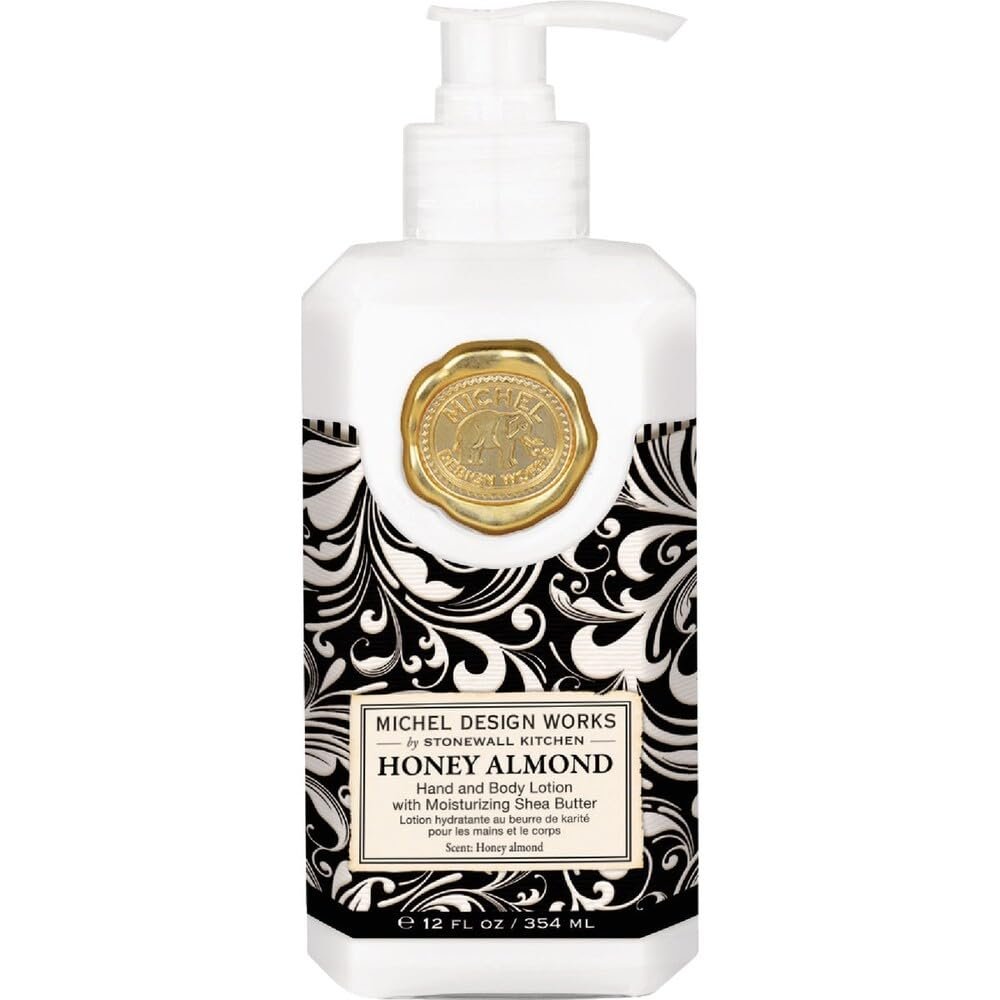 Michel Design Works Honey Almond Hand & Body Lotion 72 Fl Oz – Feuchtigkeitsspendende Pflege für Hände und Körper