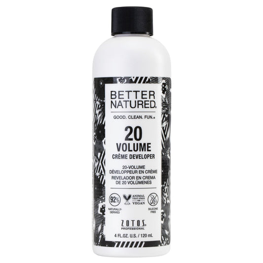Better Natured 20 Volume Sanfte Creme-Haarentwickler | Für professionelles Salon-Färben | Aufhellung & Grauabdeckung | Lang anhaltende Farbe | 118 ml