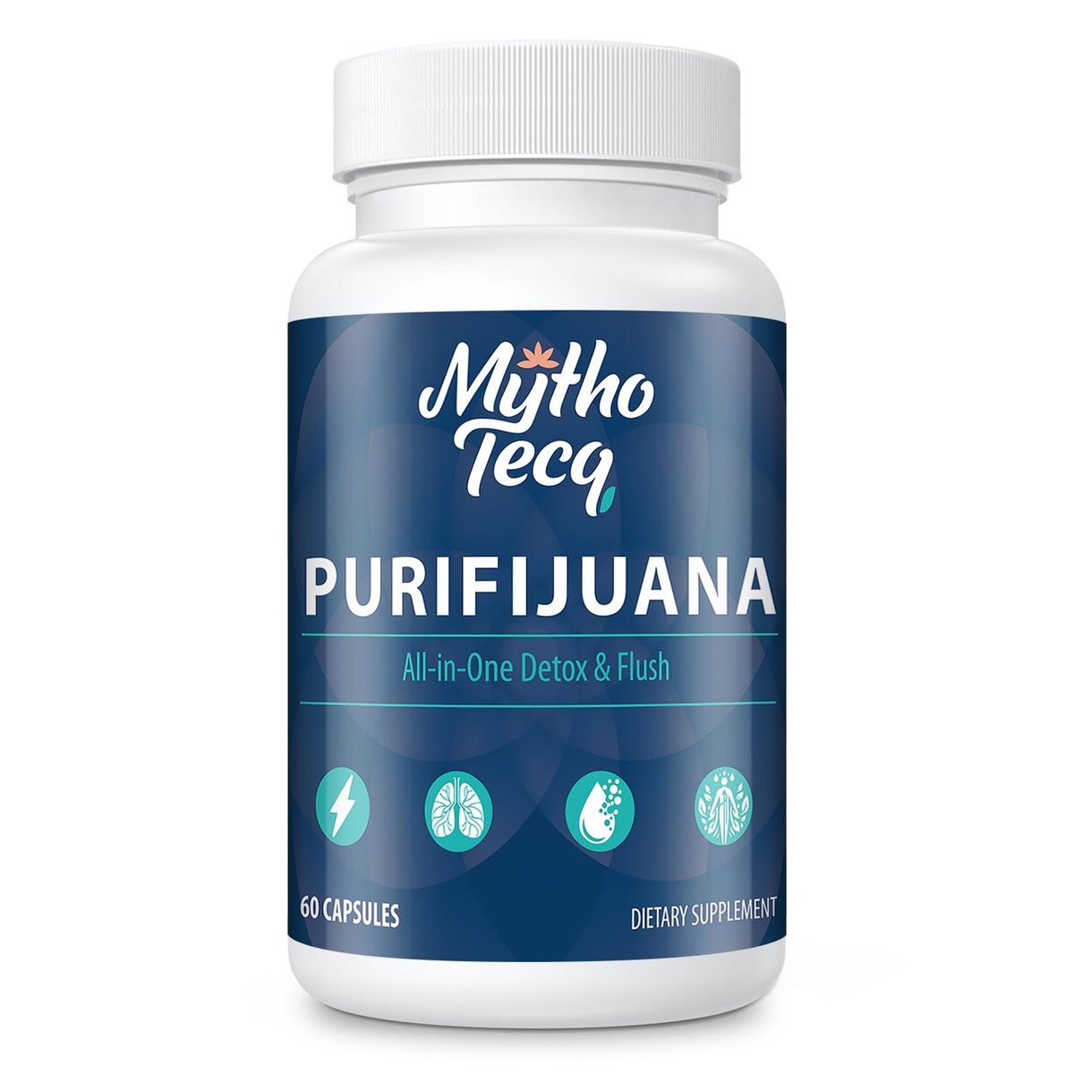 MythoTecq 90.000 MG Detox & Cleanse – Körperentgiftung für Männer & Frauen – Natürliche Kräuterformel für Leber, Nieren, Verdauung & Stimmung – 60 Kapseln