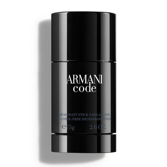 Armani Beauty – Code – Deodorant Stick – Fougère Ambery Würzig – Noten von Grüner Mandarine, Muskatnuss, Tonkabohne – Herren Essentials – 75 g